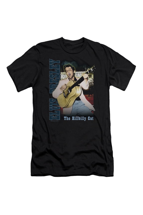 Elvis Presley - Memphis - Premium Slim Fit Short Sleeve Shirt - Medium