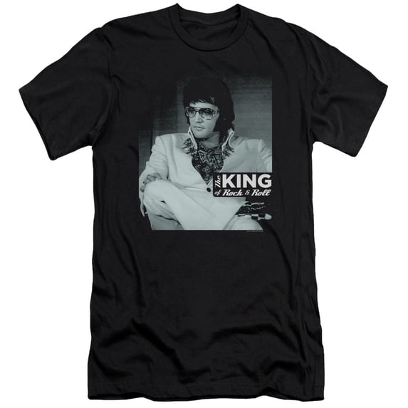 Elvis Presley Men's Good To Be Slim Fit T-shirt Black