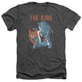 thumbnail image 1 of Elvis Presley - Mic In Hand - Heather Short Sleeve Shirt - Large, 1 of 2