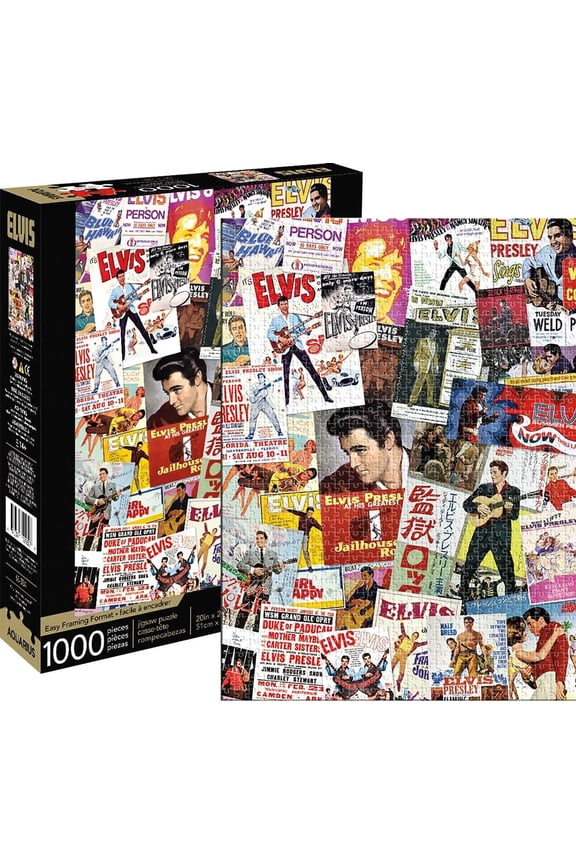 Elvis- Movie Poster Collage 1,000pc Puzzle