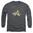 thumbnail image 1 of Elvis Presley Multicolored Adult Long Sleeve T-Shirt Charcoal, 1 of 2