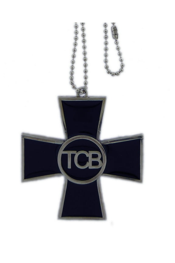 Necklace TCB Pendant Taking Caring of Business Dog Tag King of Rock