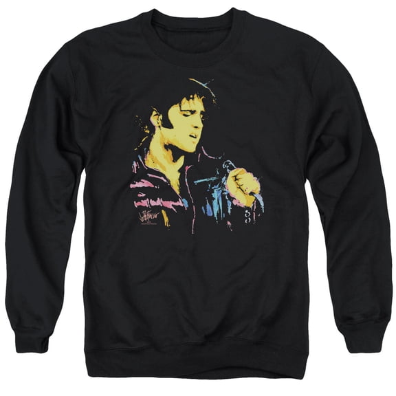 Elvis Presley - Neon Elvis - Crewneck Sweatshirt - X-Large