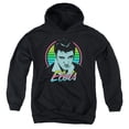 thumbnail image 1 of Elvis Presley Neon King Youth Pullover Hoodie Sweatshirt Black, 1 of 2