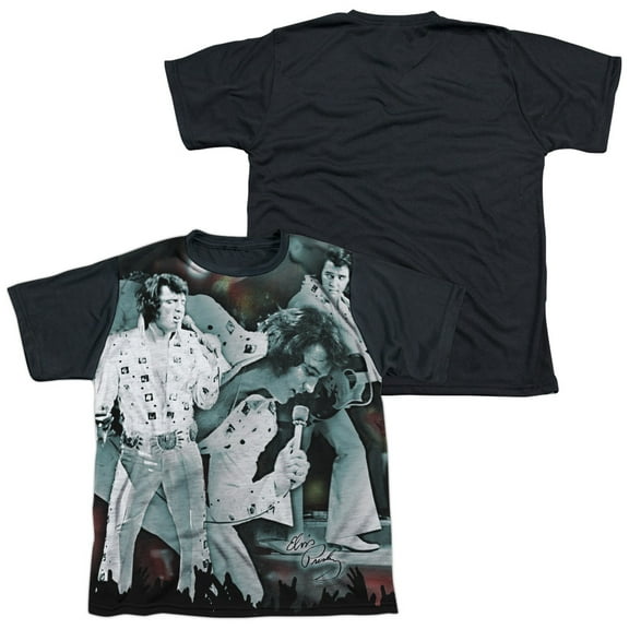 Elvis Presley Now Playing Youth Sublimated T-Shirt White