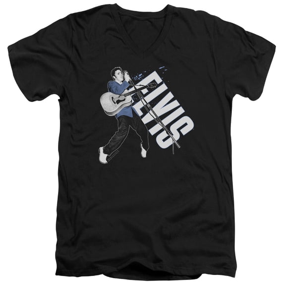 Elvis Presley - On His Toes - Slim Fit V Neck Shirt - Medium
