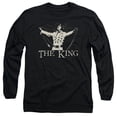 thumbnail image 1 of Elvis Presley Ornate King Adult Long Sleeve T-Shirt Black, 1 of 2