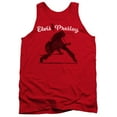 thumbnail image 1 of Elvis Presley Overprint Adult Tank Top T-Shirt Red, 1 of 2