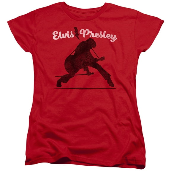 Elvis Presley - Overprint - Women's Short Sleeve Shirt - XX-Large