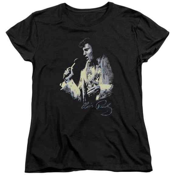 Elvis Presley - Painted King - Women's Short Sleeve Shirt - XX-Large