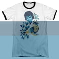 thumbnail image 1 of Elvis Presley Peacock Ringer T-Shirt White/Black, 1 of 2