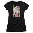 thumbnail image 1 of Elvis Presley Pink Rock Premium Junior Women's T-Shirt Black, 1 of 2