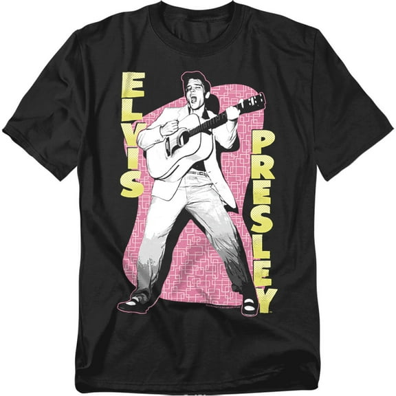Elvis Presley T-Shirt Pink Rock Unisex Graphic Tee For Men & Women