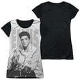 thumbnail image 1 of Elvis Presley Play Me A Song Junior Women's Sublimated T-Shirt White, 1 of 4