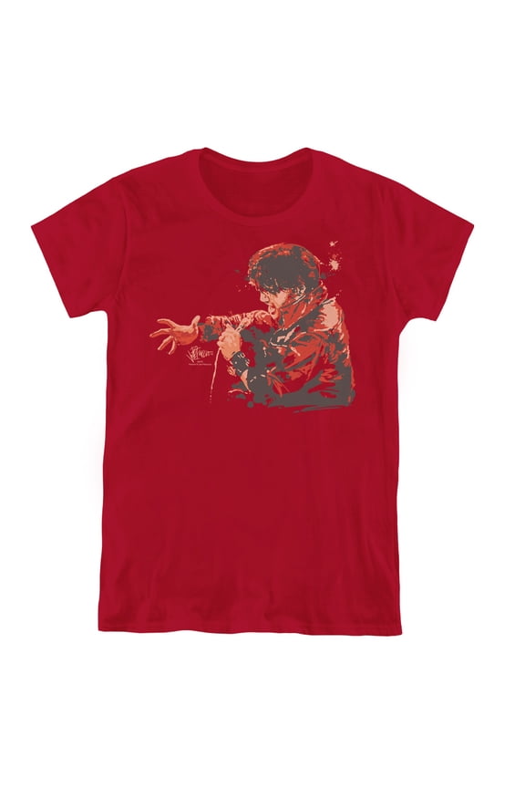 Elvis Presley Red Comback S/S Women's T-Shirt Cardinal