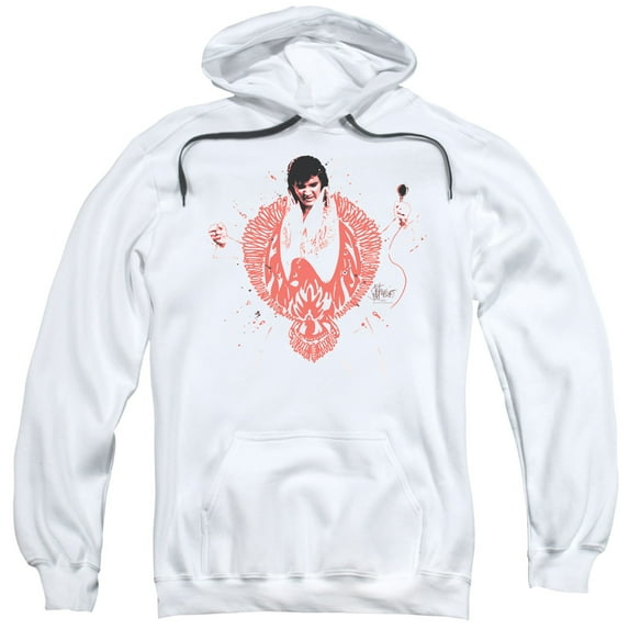 Elvis Presley - Red Pheonix - Pull-Over Hoodie - Medium