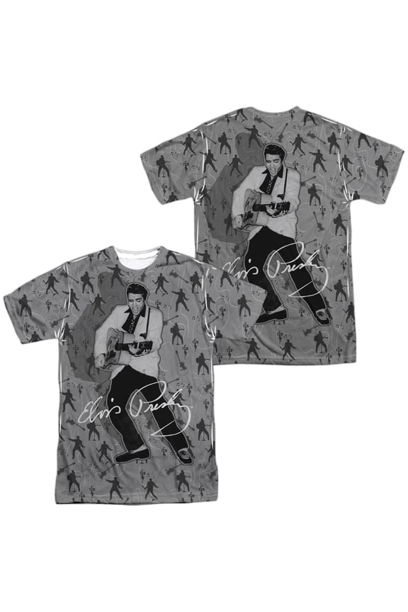 Rockin All Over Unisex Adult Sublimated Costume T Shirt (Front/Back), Medium Multicolor