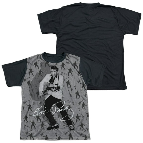 Elvis Presley Rockin All Over Youth Sublimated T-Shirt White