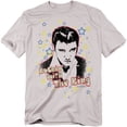 thumbnail image 1 of Elvis Presley T-Shirt Rockin With The King Unisex Graphic Tee For Men & Women, 1 of 7