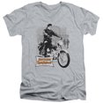 thumbnail image 1 of Elvis Presley - Roustabout Poster - Slim Fit V Neck Shirt - Small, 1 of 2