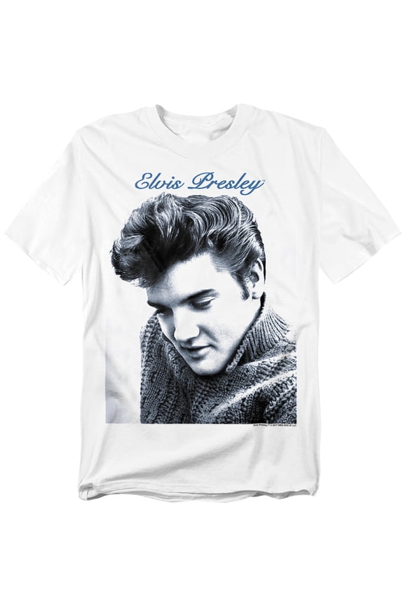Elvis Presley T-Shirt Script Sweater Unisex Graphic Tee For Men & Women