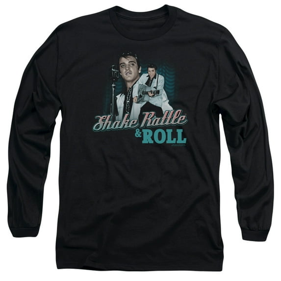 Elvis Presley - Shake Rattle & Roll - Long Sleeve Shirt - XX-Large