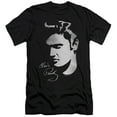 thumbnail image 1 of Elvis Presley Simple Face Adult 30/1 T-Shirt Black, 1 of 2