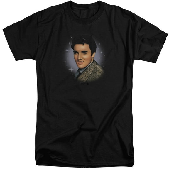 Elvis Presley Starlite S/S Adult Tall Black
