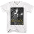 thumbnail image 1 of Elvis Presley Sun Records Gold Signature White Adult T-Shirt 5Xl, 1 of 2