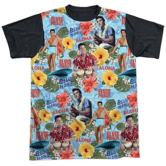 Elvis Presley Surfs Up Unisex Adult Halloween Costume Sublimated T Shirt