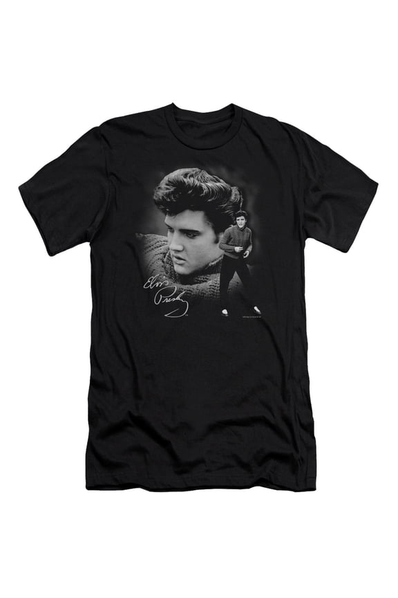 Elvis Presley - Sweater - Premium Slim Fit Short Sleeve Shirt - X-Large