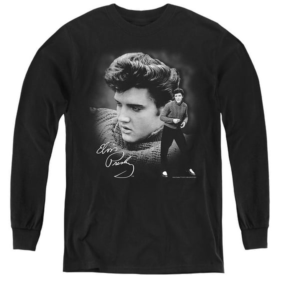 Elvis Presley - Sweater - Youth Long Sleeve Shirt - Medium
