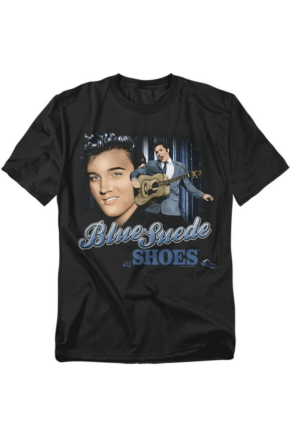 T-Shirt Blue Suede Shoes Unisex Graphic Tee For Men & Women