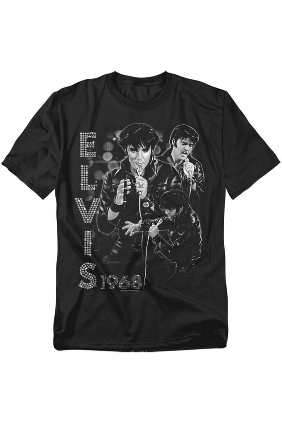 Elvis Presley T-Shirt Leathered Unisex Graphic Tee For Men & Women