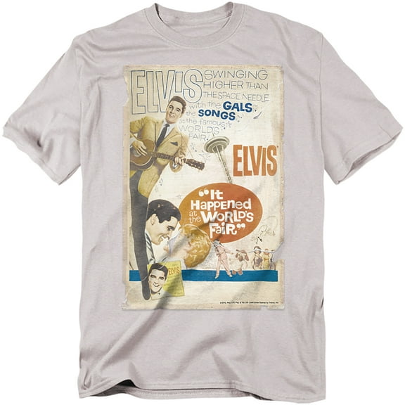 Elvis Presley T-Shirt World Fair Poster Unisex Graphic Tee For Men & Women