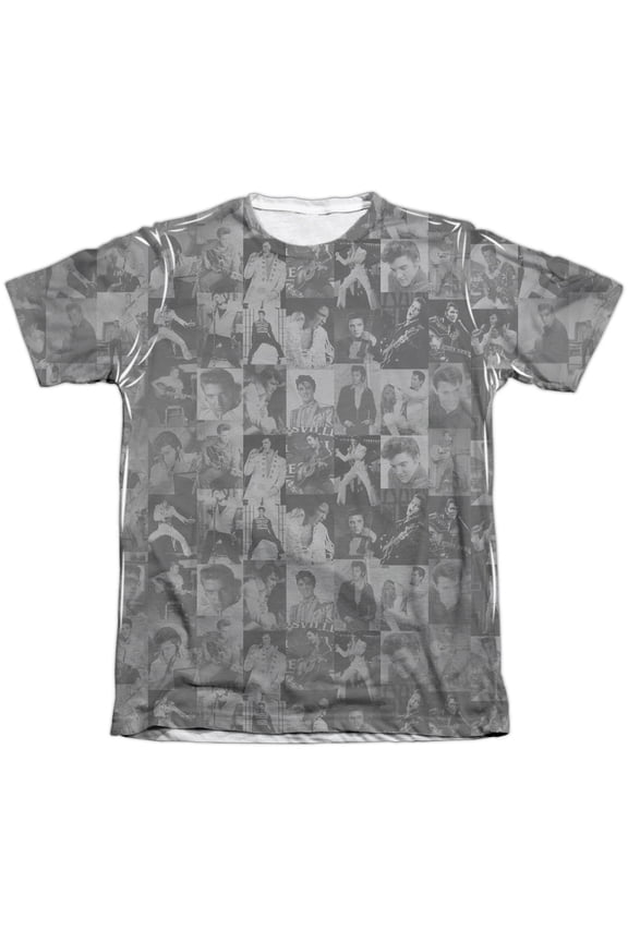 Elvis Presley TCB Crowd Sublimated T-Shirt White