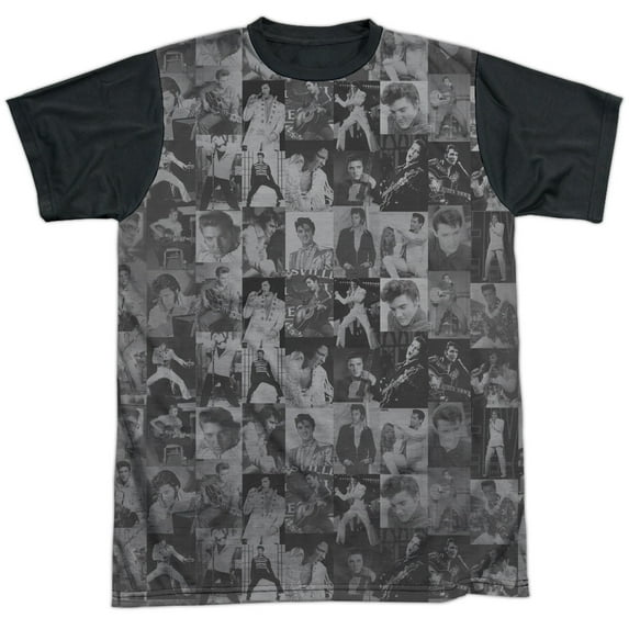 Elvis Presley Tcb Crowd Unisex Adult Halloween Costume Sublimated T Shirt