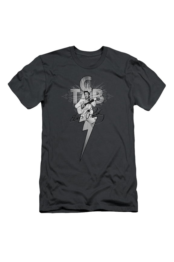 Elvis Presley - Tcb Ornate - Slim Fit Short Sleeve Shirt - Large