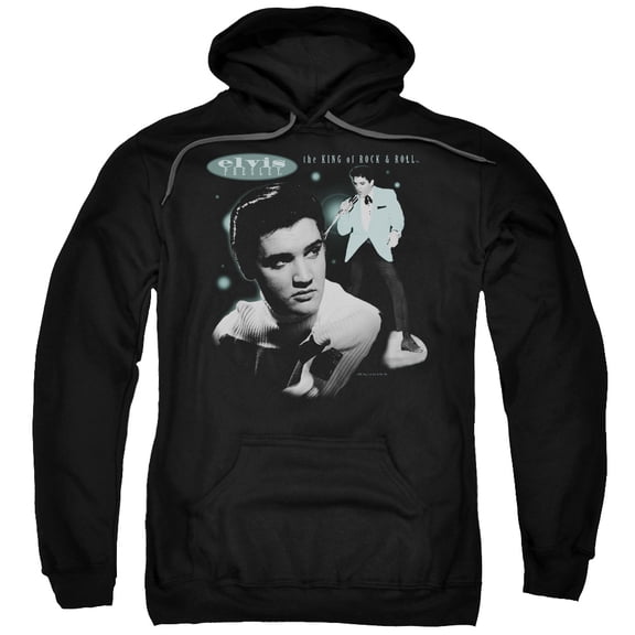 Elvis Presley - Teal Portrait - Pull-Over Hoodie - XXX-Large