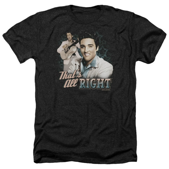 Elvis Presley - Thats All Right - Heather Short Sleeve Shirt - XXX-Large