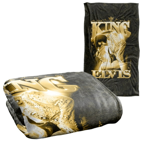 Elvis Presley The King Silky Touch Super Soft Throw Blanket 36" x 58"