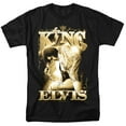 thumbnail image 1 of Elvis Presley The King Unisex Adult T Shirt (Large) Black, 1 of 6