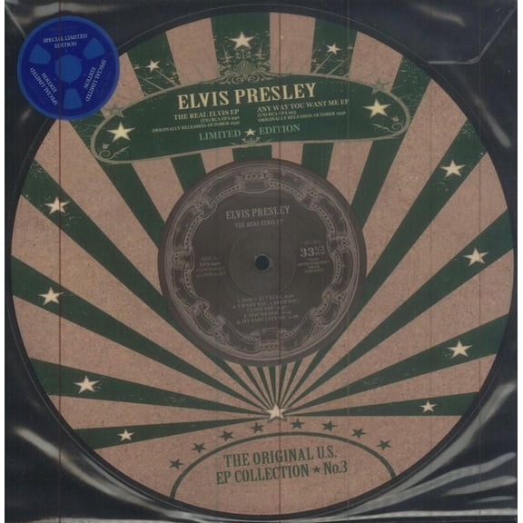 Elvis Presley - The Original U.S. EP Collection No.3 - 10 Inch Picture Disc Vinyl