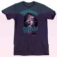 thumbnail image 1 of Elvis Presley Total Trouble Heather Ringer T-Shirt Navy, 1 of 2