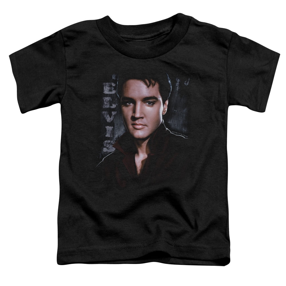 Trevco Elvis Presley & Tough Toddler Short Sleeve TShirt, Black Large 4 Toddler