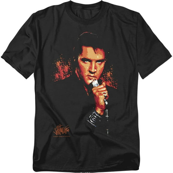 Elvis Presley T-Shirt Trouble Unisex Graphic Tee For Men & Women Black&nbsp;