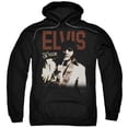 thumbnail image 1 of Elvis Presley Viva Star Adult Pullover Hoodie Sweatshirt Black, 1 of 2