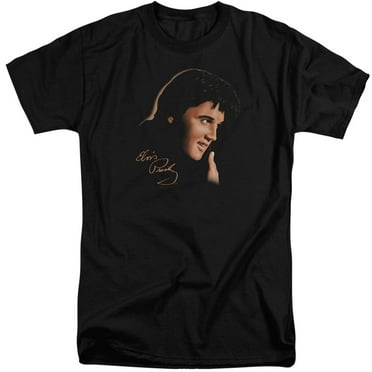 Elvis Presley - Warm Portrait - Tall Fit Short Sleeve Shirt - XXX-Large