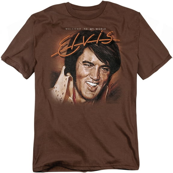 Elvis Presley T-Shirt Welcome To My World Unisex Graphic Tee For Men & Women