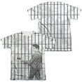 thumbnail image 1 of Elvis Presley Whole Cell Block (Front/Back Print) Sublimated T-Shirt White, 1 of 4